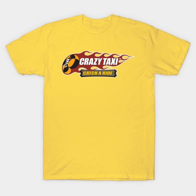 Crazy Taxi Catch a Ride Logo T-Shirt by ParaholiX